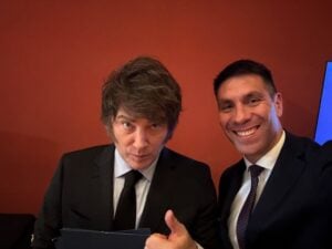 Correa Llano con Javier Milei