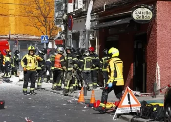 La fuerte explosión en un bar de Madrid deja un muerto y 25 heridos