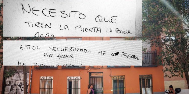 Un hombre secuestrado pide auxilio a un vecino con mensajes en servilletas: «Llama a la Policía. Es muy agresivo y tiene armas»