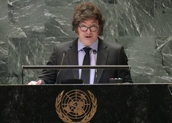 Javier Milei habla en la ONU: discurso y encuentro con la directora del FMI tras anuncio de swap. Video en vivo.