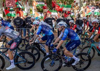 La Vuelta a España no se completó por las protestas pro Palestina que apoyó Sánchez