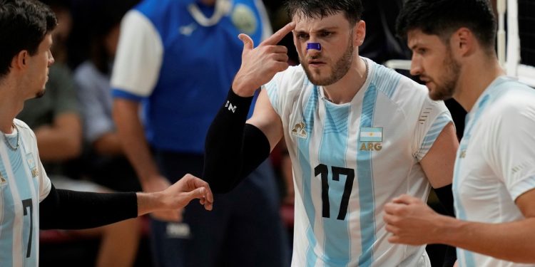 Luciano Vicentín, figura en el triunfazo del vóley ante Francia con Olé: “Me voy a dormir contento”