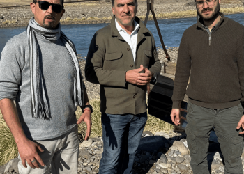 Vadillo denunció que en Malargüe hay familias que cruzan el río “colgadas de una canasta” para ir a la escuela