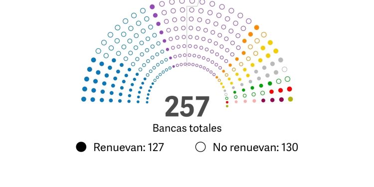 Nuevo Congreso nacional: composición completa de la Cámara de Diputados 2025-2029