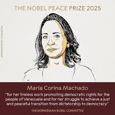 María Corina Machado, en shock tras recibir el Nobel de la Paz por su lucha para recuperar la democracia en Venezuela