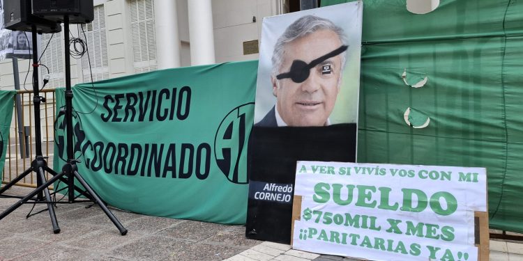 ATE protestó contra la reforma del Estatuto del Empleado Público: “Es una derrota de Cornejo”
