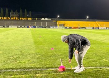 Conmebol inspeccionó el estadio de Deportivo Madryn como posible sede de partidos internacionales