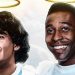 El homenaje especial de Santos a Maradona, con Pelé y con la historia de cuando estuvo cerca de jugar ahí