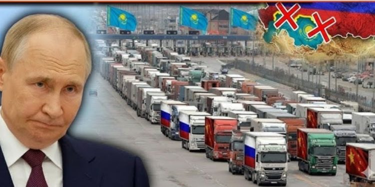Kazajistán endurece controles fronterizos con Rusia y complica el flujo comercial y militar hacia Moscú