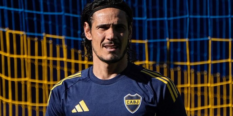 La pésima noticia con Cavani en la vuelta al trabajo en Boca Predio