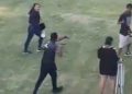 Momento insólito en Brasil: un cuarto árbitro sacó un arma tras una discusión