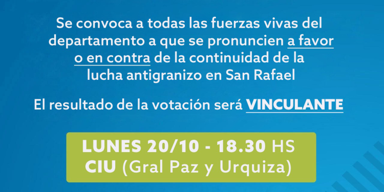 Polémica por la Lucha Antigranizo: Félix agita por la continuidad del sistema pese a la negativa de Cornejo