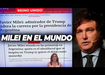 Así se vio en el mundo el triunfo de Milei