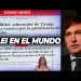 Así se vio en el mundo el triunfo de Milei