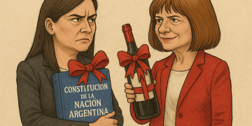 Guerra de regalos, forcejeos y egos: Bullrich y Villarruel protagonizan una pelea de peluquería en el corazón del poder
