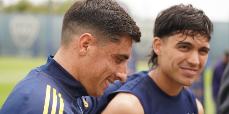 El show de Zeballos y Merentiel en Boca Predio: risas, chicanas y pura química