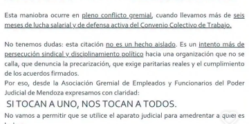 Imputaron a Ricardo Babillón y el gremialismo estalló por los aires en Mendoza