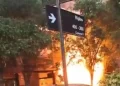 Escape de gas en Caballito deja un herido y provoca llamas de hasta 12 metros. Impactante video