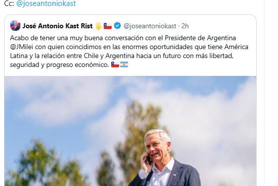 “La Libertad de América Avanza”: de qué hablaron Milei y el chileno Kast