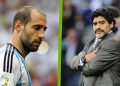 Pablo Zabaleta explicó por qué se ausentó en el ciclo Maradona: “Tuve un momento desagradable con Diego y no me convocó más”
