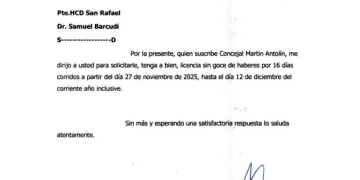 Reapareció el edil Martín Antolín, pidió licencia y denunció: “No me quieren dentro del Concejo”