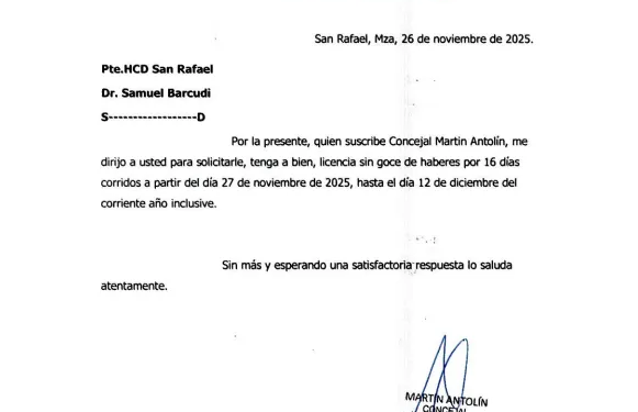 Reapareció el edil Martín Antolín, pidió licencia y denunció: “No me quieren dentro del Concejo”