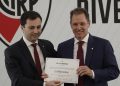 Stefano Di Carlo asumió oficialmente como presidente de River
