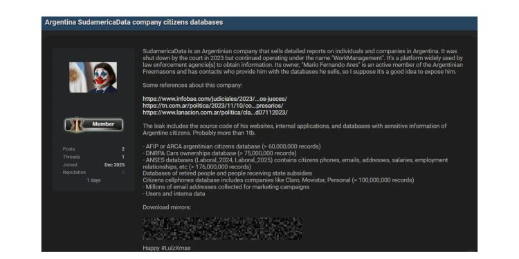 Una nueva megafiltración expone datos de argentinos y vuelve a desnudar las fallas estructurales en ciberseguridad