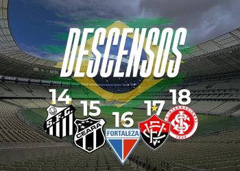 Así se define el descenso en Brasil: dos gigantes en la pelea y el Fortaleza de Palermo, todavía en peligro