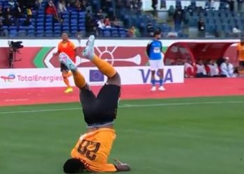 Copa Africana de Naciones: el festejo de gol que casi termina en tragedia