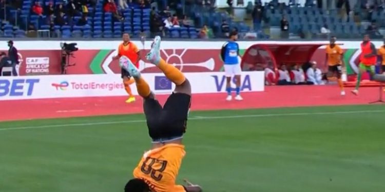 Copa Africana de Naciones: el festejo de gol que casi termina en tragedia