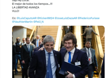 “El mejor de todos los tiempos”: Milei elogió a Caputo por el regreso de Argentina al mercado internacional