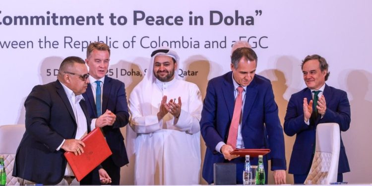 Colombia y el Clan del Golfo plasman avances de entendimiento con mediación de Qatar