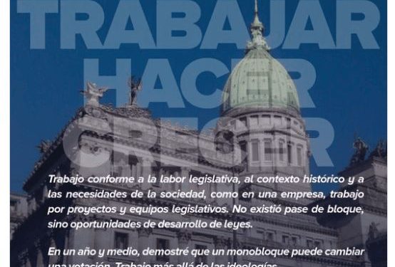 La diputada por Mendoza Lourdes Arrieta anunció que se suma al bloque de Provincias Unidas