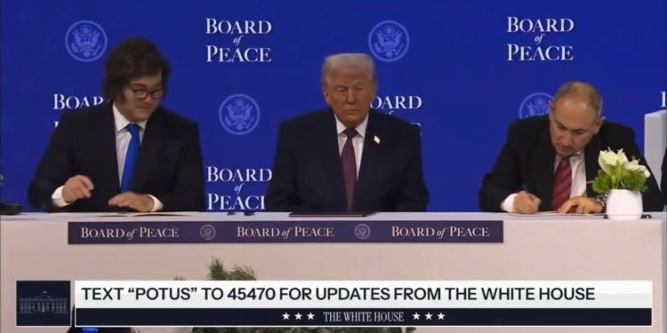 Trump lanzó el Consejo de la Paz en Davos con Milei y analistas advierten que buscaría “reemplazar” al Consejo de Seguridad de la ONU