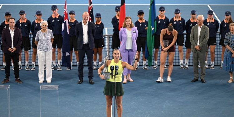 Polémica: Marta Kostyuk le negó el saludo a Sabalenka luego de caer en la final del WTA 500 de Brisbane