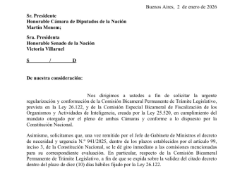 Reforma de la SIDE: Arrieta se sumó a la embestida opositora que exige la conformación de la bicameral de Inteligencia