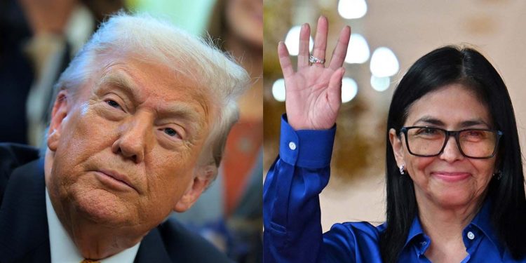 Delcy Rodríguez prometió cooperación a Trump antes de la caída de Maduro, según reveló la prensa británica