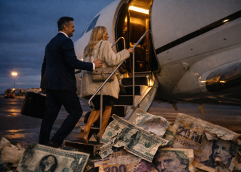 El avión de los atributos y la morgue de la moneda: Una crónica del despojo Argentino.