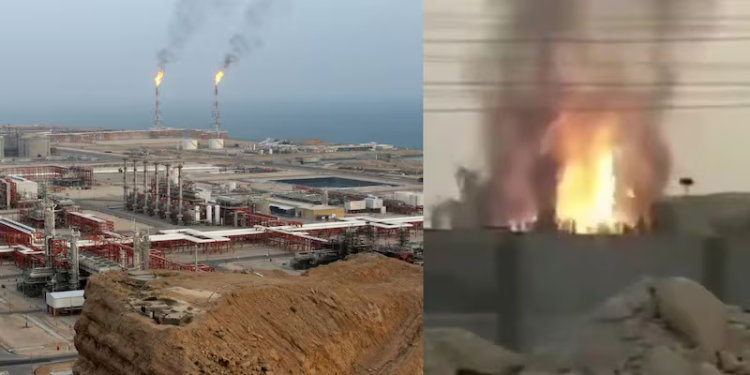 Israel golpeó Pars Sur, el mayor yacimiento de gas iranì