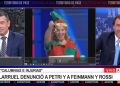 Villarruel denuncio en tribunales a Petri y dos conductores de Tv y la interna oficialista escaló sin disimulo