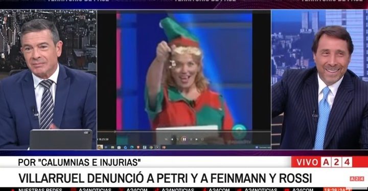 Villarruel denuncio en tribunales a Petri y dos conductores de Tv y la interna oficialista escaló sin disimulo