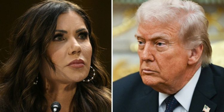 Trump cesó en el cargo a Kristi Noem deja el DHS tras el duro paso por el Congreso y llega Markwayne Mullin