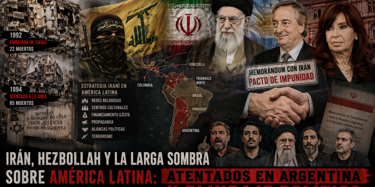 Irán, Hezbollah y la larga sombra sobre América Latina: Atentados en Argentina y blindaje político