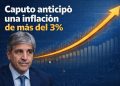 Caputo blanqueó un marzo con inflación arriba del 3%