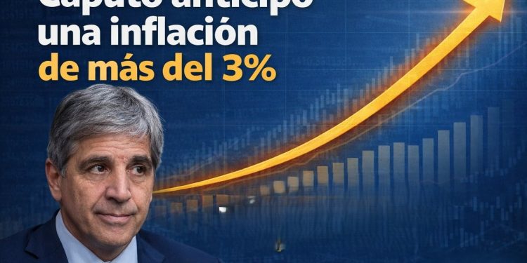 Caputo blanqueó un marzo con inflación arriba del 3%