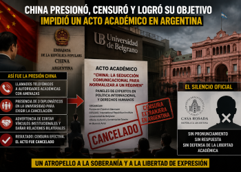Escándalo diplomático: las presiones de China lograron censurar un evento académico en Buenos Aires y el Gobierno guarda silencio