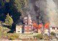 Un feroz incendio arrasó el histórico Hotel Huemul de Bariloche y reavivó la alarma por el manejo del fuego en zonas turísticas