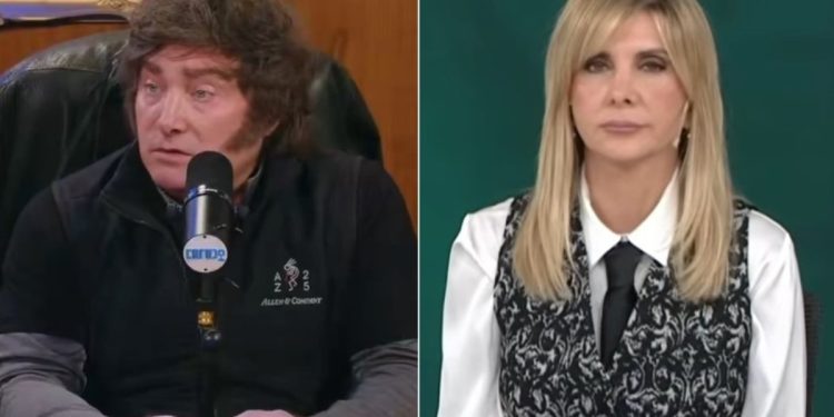 Milei cruzó todos los límites con Débora Plager y volvió a usar el insulto como cortina política