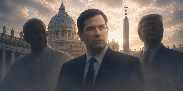 Rubio en el Vaticano: la diplomacia como ensayo de sucesión